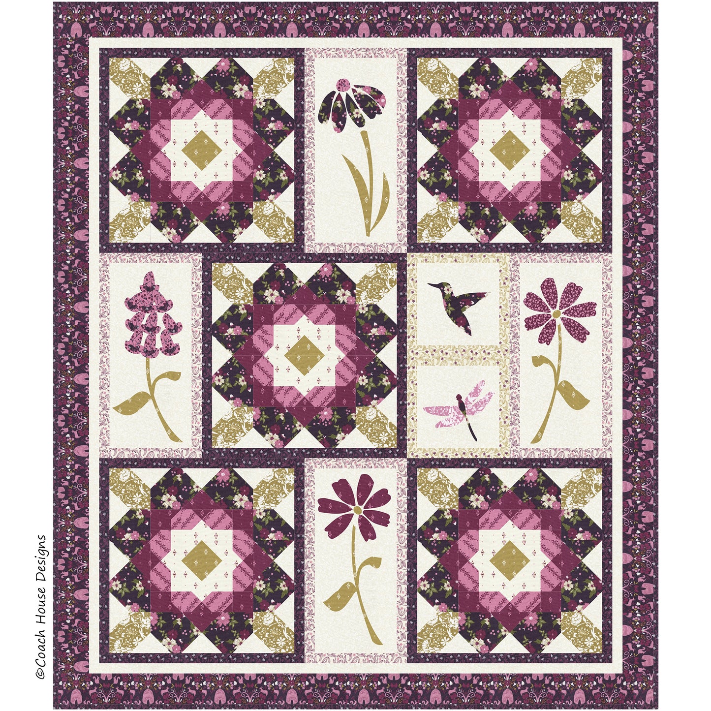 Spring Meadow Downloadable PDF Quilt Pattern