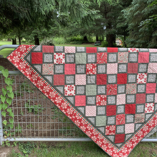 Stained Glass Downloadable PDF Quilt Pattern