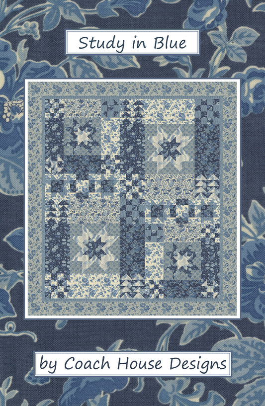 Study in Blue Quilt Pattern