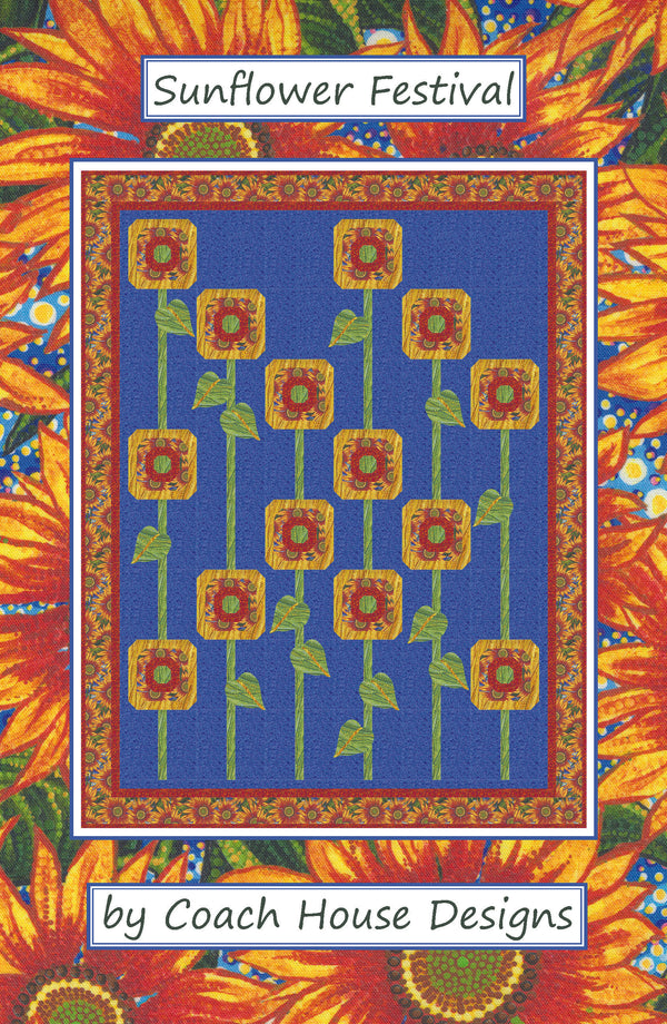 Sunflower Festival Downloadable PDF Quilt Pattern