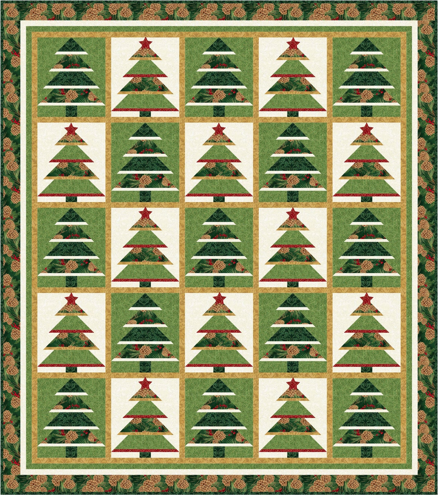 Tree Lot Downloadable PDF Quilt Pattern