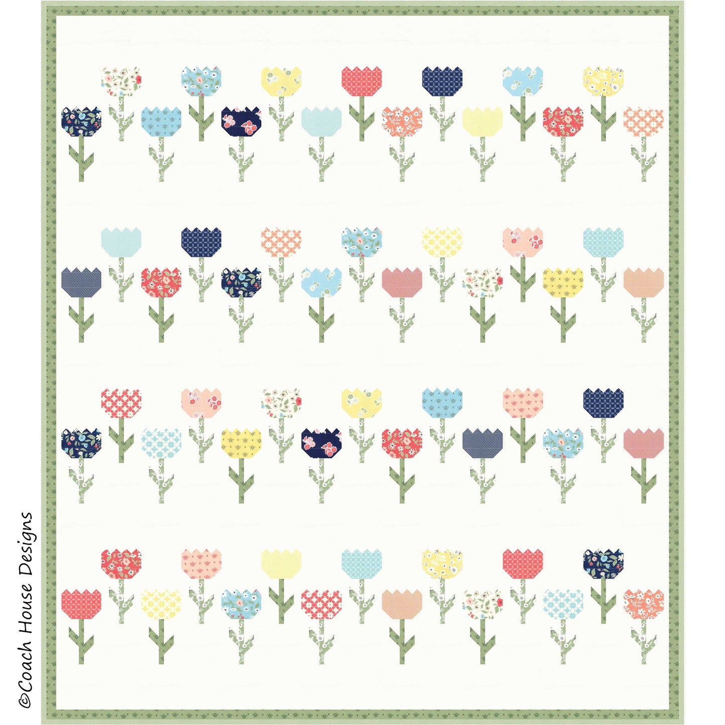 Tulip Festival Downloadable PDF Quilt Pattern