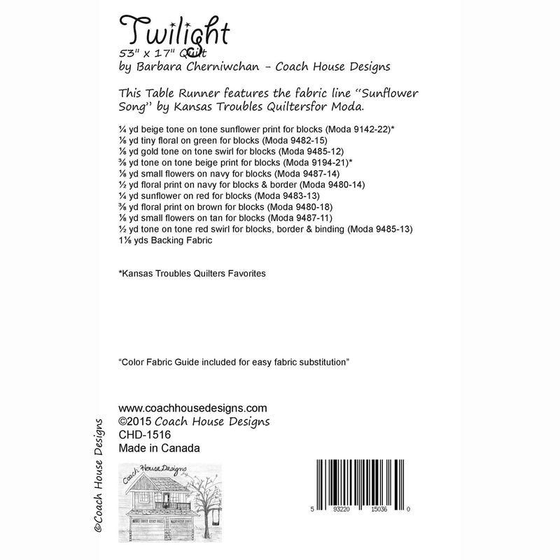 Twilight Downloadable PDF Quilt Pattern