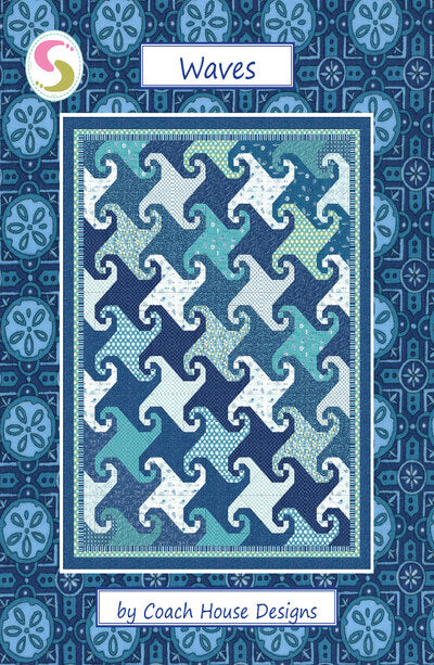 Waves Downloadable PDF Quilt Pattern