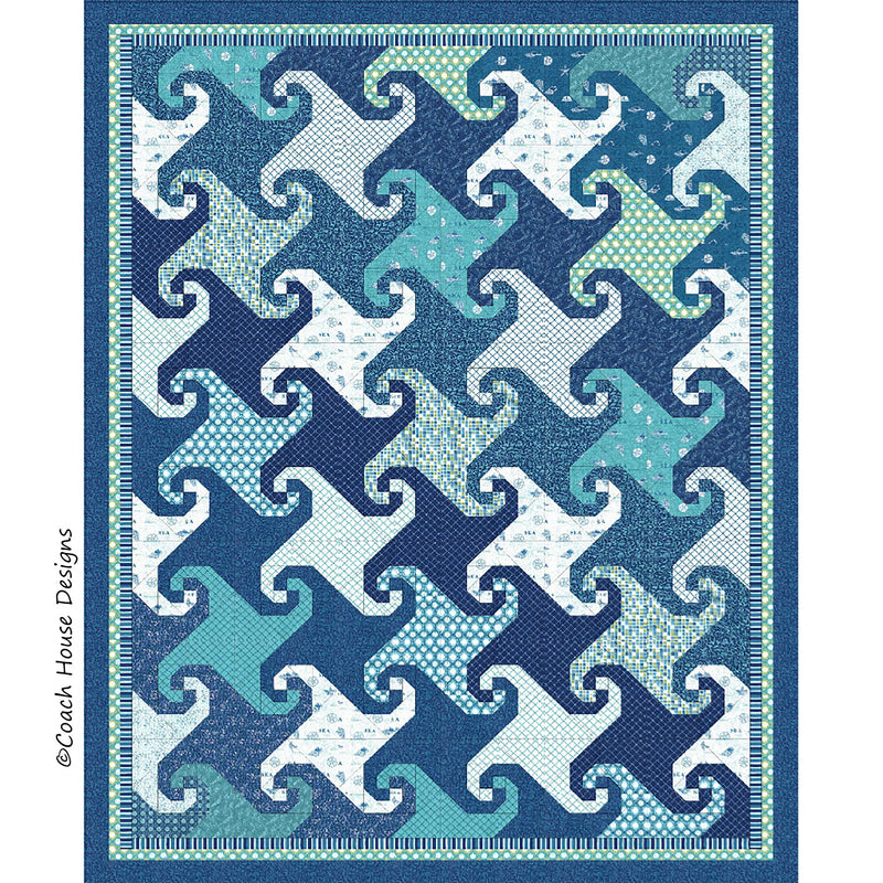 Waves Downloadable PDF Quilt Pattern