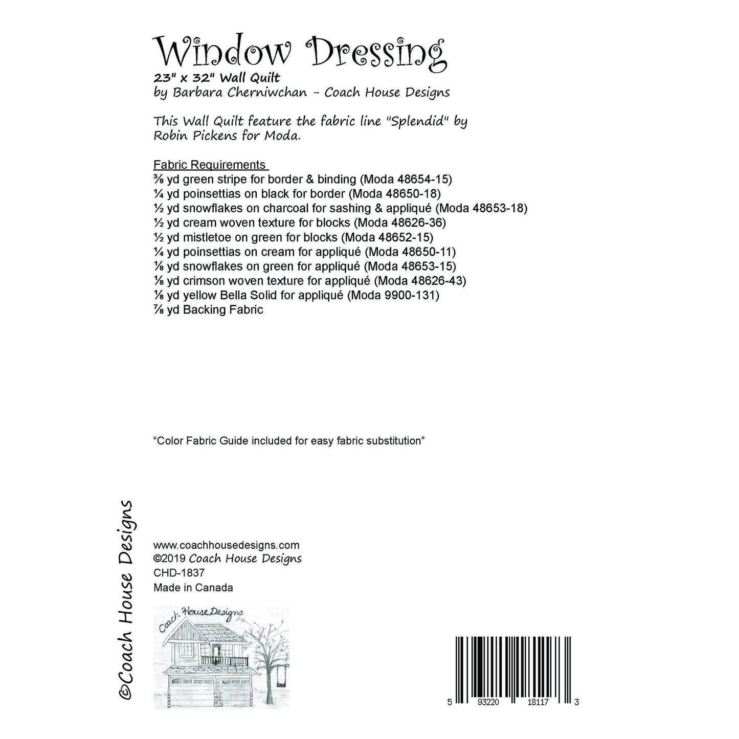 Window Dressing Quilt Pattern