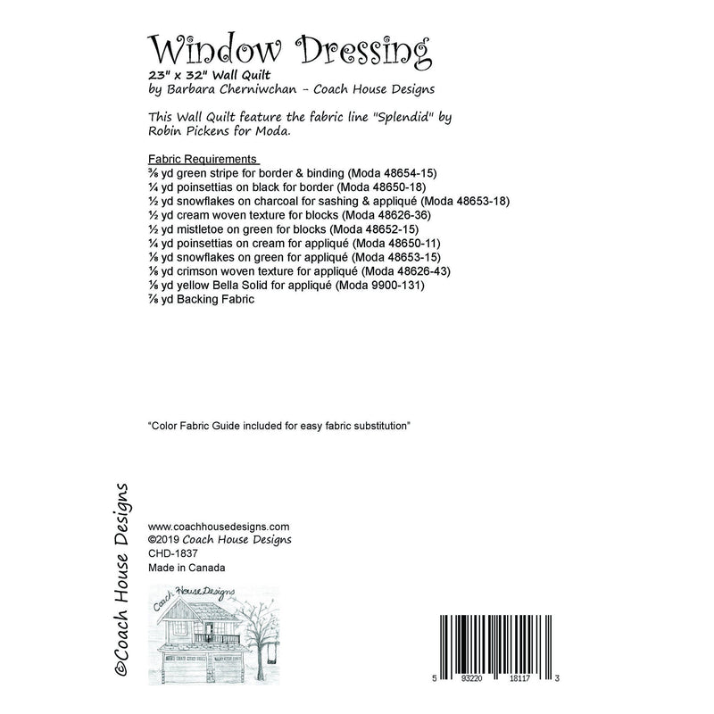 Window Dressing Quilt Pattern